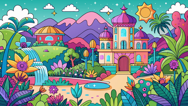background-for-coloring-page 