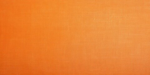 Orange canvas texture background, top view. Simple and clean wallpaper with copy space area for text or design