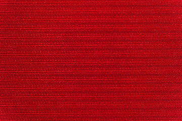 Red Fabric Texture Enlarged Photography