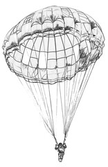 Obraz premium Parachute 
