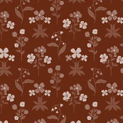Pattern flower floral spring blossom illustration vector fabric textile design leaf leaves