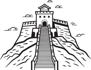 Great Wall Vector Sentinel of Timeless Values