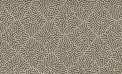 Green and Brown turing lines organic shape patterns background design with elegant pattern