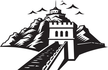 Great Wall Vector A Testament to China