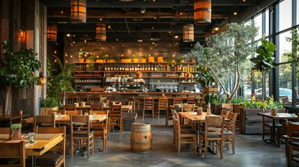 Fototapeta premium Farm-to-Table: Emphasize farm-fresh ingredients and the farm-to-table concept for a wholesome appeal. 
