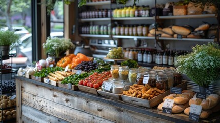 Obraz premium Farm-to-Table: Emphasize farm-fresh ingredients and the farm-to-table concept for a wholesome appeal. 