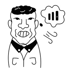 Here’s a doodle avatar of a data analyst 