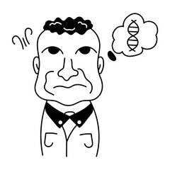 Here’s a doodle avatar of a genetic engineer 