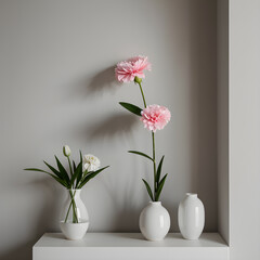 Carnation in Minimal Vases
