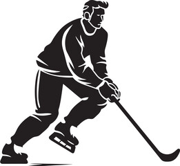 Hockey Legend in Vector Form