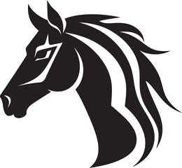 Regal Gallop Majestic Horse Logo Vector Illustration for Brand Prestige
