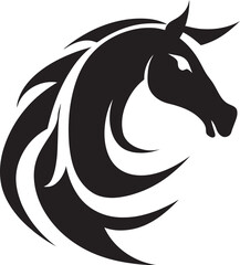 Pride in Motion Striking Horse Logo Vector Illustration for Brand Identity