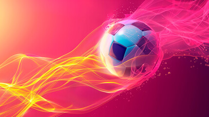 abstract soccer ball background