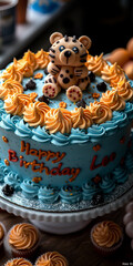 Obraz premium Decorated Birthday Cake