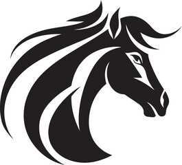 Symbol of Power Dynamic Horse Logo Vector Illustration for Empowering Brands