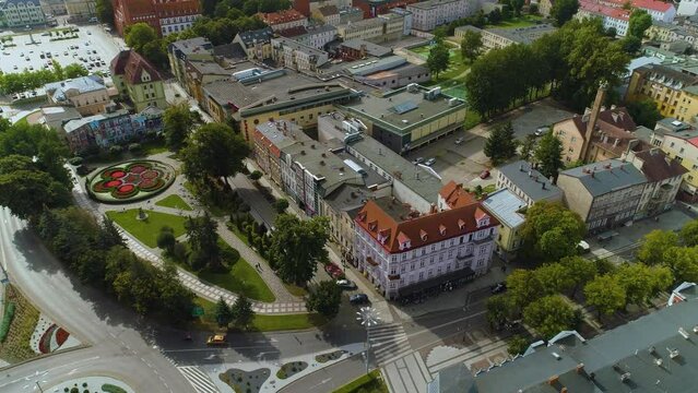 Victory Square Slupsk Plac Zwyciestwa Aerial View Poland