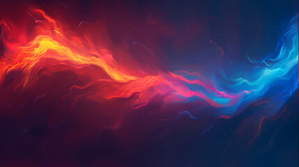 Colorful Design of Red and Blue