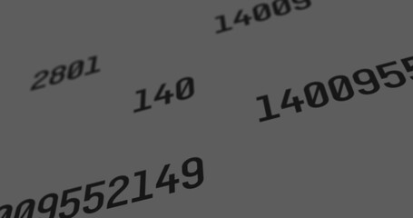 Image of financial connections over grey background