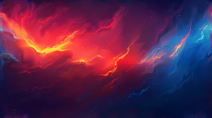 Colorful Design of Red and Blue