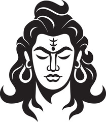 Shiva, The Meditator of Oneness Vector Graphic