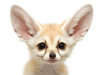 Obraz premium African animal baby portrait. Generative AI illustration