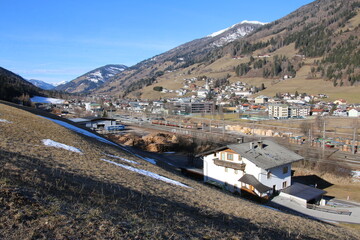 alpine village Sillian in winter