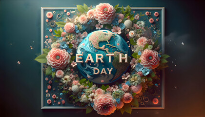 Earth Day Floral Tribute: Celebrating the Beauty and Health of our Planet with a Stunning Floral Arrangement