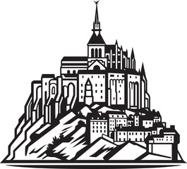 Mont Saint Box Vector Illustration Mastery