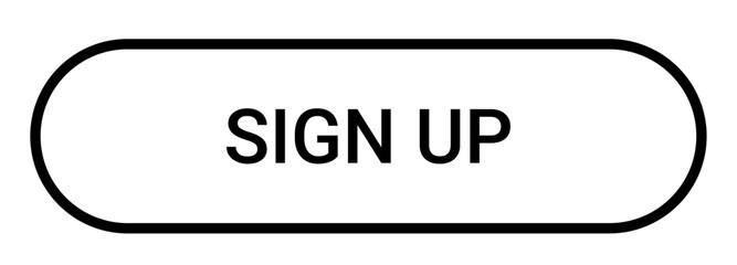 Fototapeta premium Sign up Web Ui button can be used for website and apps. Vector Illustration.