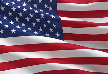 Obraz premium National Flag Of United States