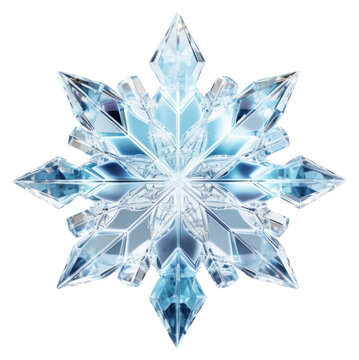 PNG Snowflake crystal gemstone white background. AI generated Image by rawpixel.