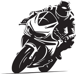 Motorcycle Vector Drawing Collection Illustrating the Soul of Riding