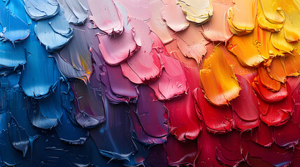 Abstract background of oil paint splashes 