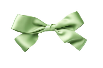 PNG  Silk ribbon green celebration accessories.