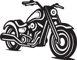 Motorcycle Vector Symbol Set Iconic Representations of Riding Culture