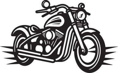 Motorcycle Vector Sketch Set Capturing the Essence of Two Wheeled Beauty