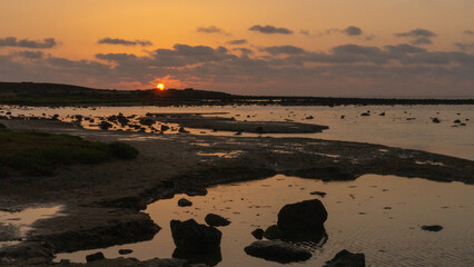 Sunset Serenity on a Secluded Beach