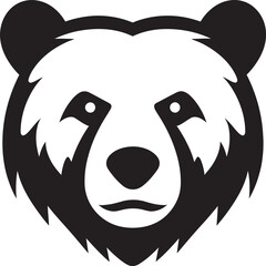Ursine Elegance Vector Art Showcasing North American Bears - obrazy, fototapety, plakaty
