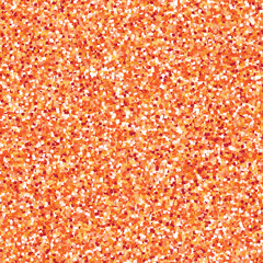 Orange glitter seamless pattern. Bright background texture. - 785397973