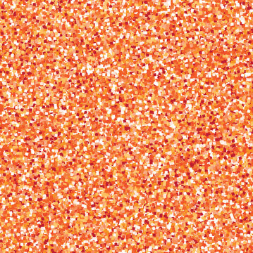 Orange glitter seamless pattern. Bright background texture.