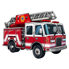 (Fire Truck) Sticker Design