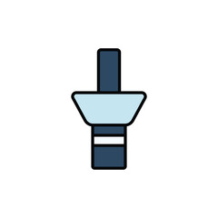 Obraz premium Drip Tip icon design with white background stock illustration