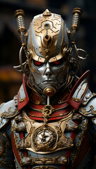 Armour of the medieval knight in armor. closeup.