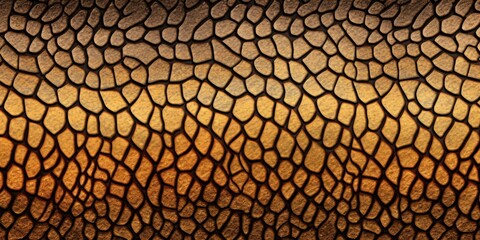 Reptile Skin Texture with Gradient and Scale Detail. Crocodile Natural Material. Lizard Background. Generative AI