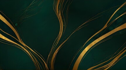 Luxury golden wallpaper Abstract gold line arts textur .Generative AI