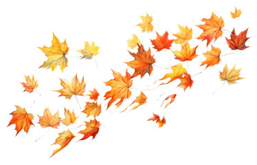 PNG Backgrounds falling autumn leaves