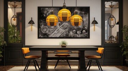 odern hairsalon interior UHD Wallpaper