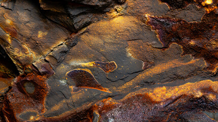 Rust stone wall stone texture image use for backgrounds or textures