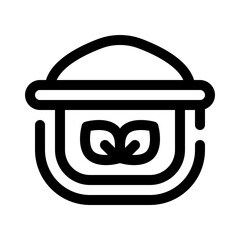 cream line icon