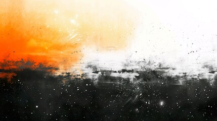 Radiant Grungy Abstract Background with Empty Space